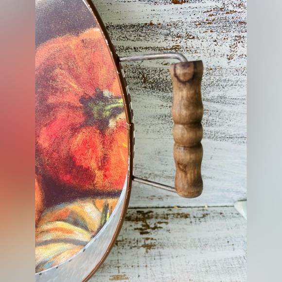 *Pumpkins Galvanized Metal Fall Tray - Picture 2 of 10